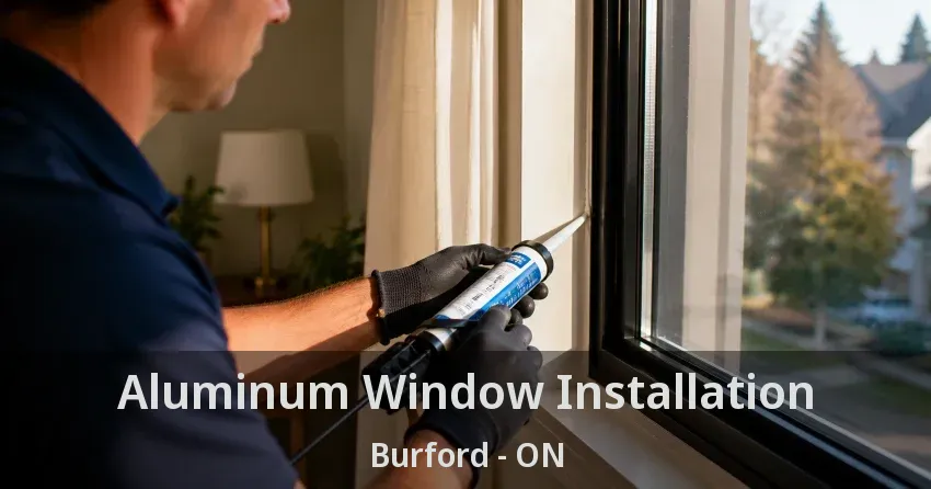 Aluminum Window Installation Burford - ON