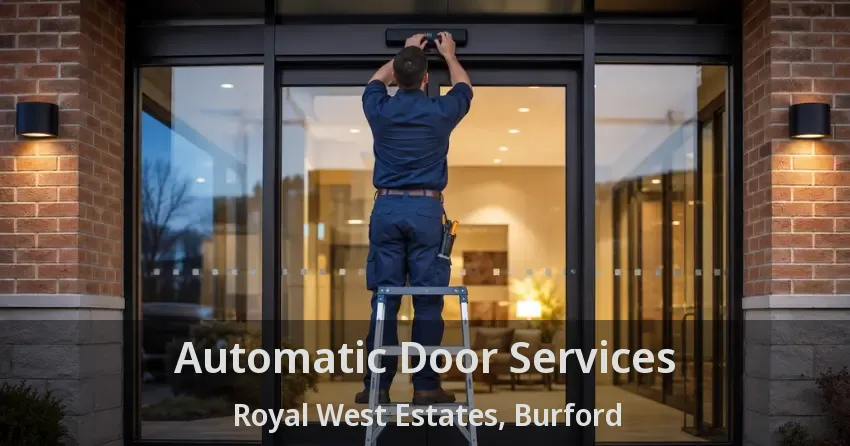 Automatic Door Services Royal West Estates, Burford - ON
