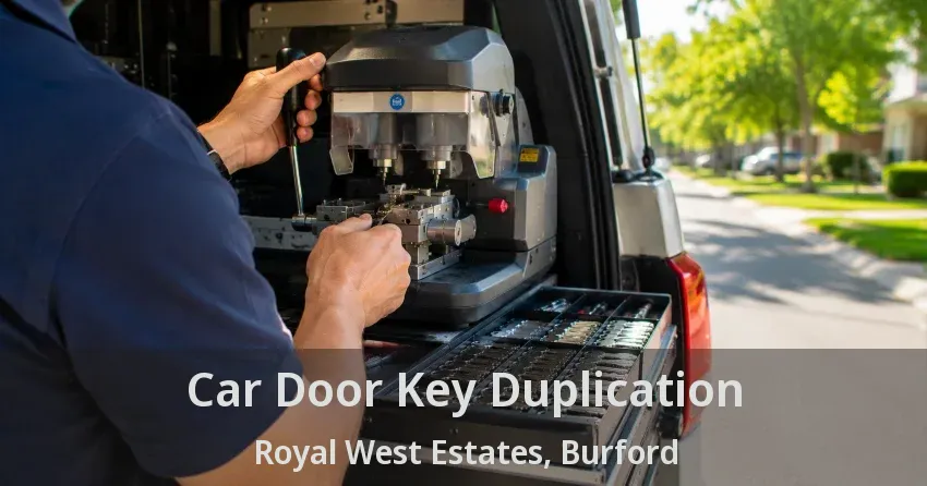Car Door Key Duplication Royal West Estates, Burford - ON