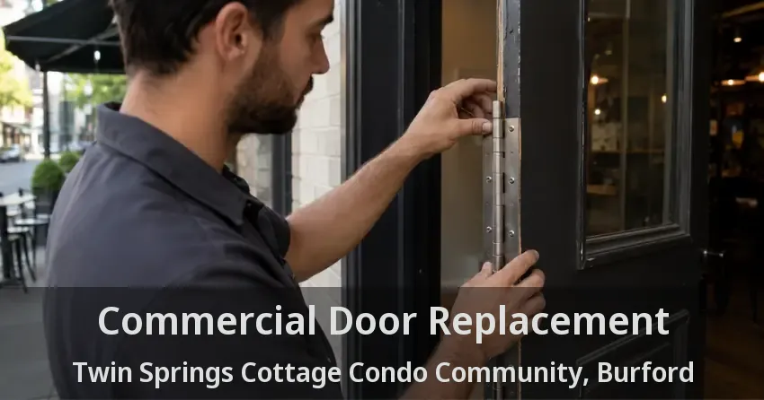 Commercial Door Replacement Twin Springs Cottage Condo Community, Burford - ON