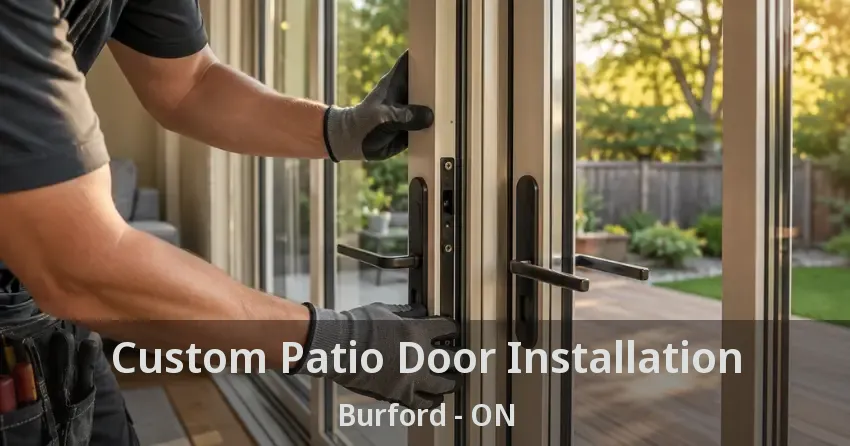 Custom Patio Door Installation Burford - ON