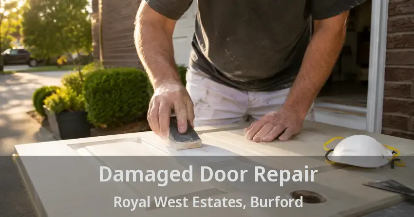 Damaged Door Repair Royal West Estates, Burford - ON