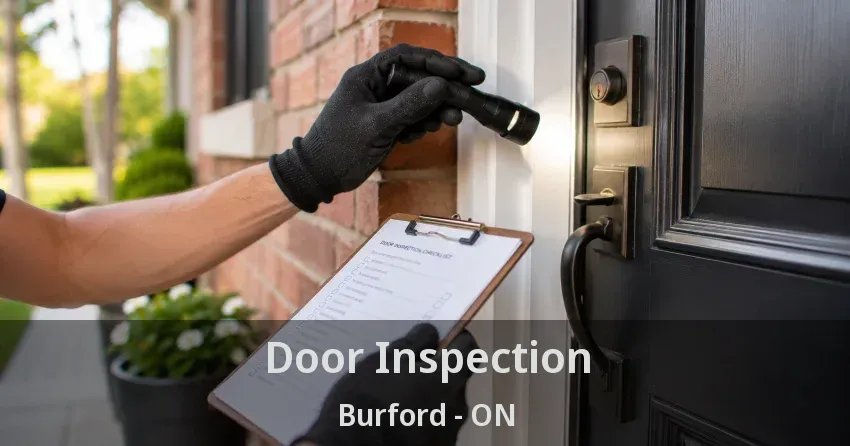 Door Inspection Burford - ON