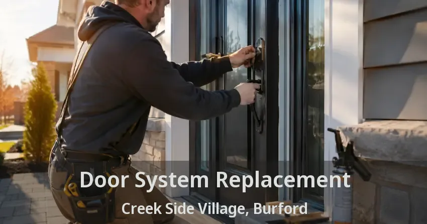 Door System Replacement Creek Side Village, Burford - ON