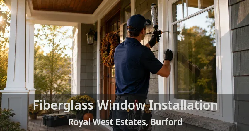 Fiberglass Window Installation Royal West Estates, Burford - ON