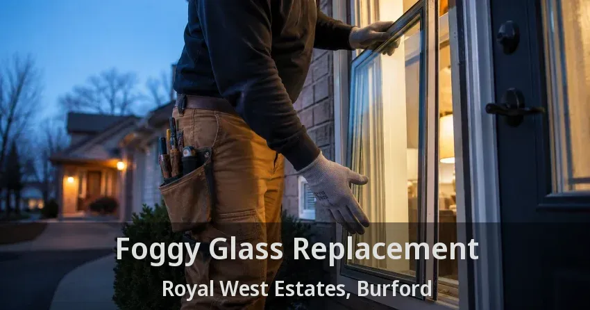 Foggy Glass Replacement Royal West Estates, Burford - ON