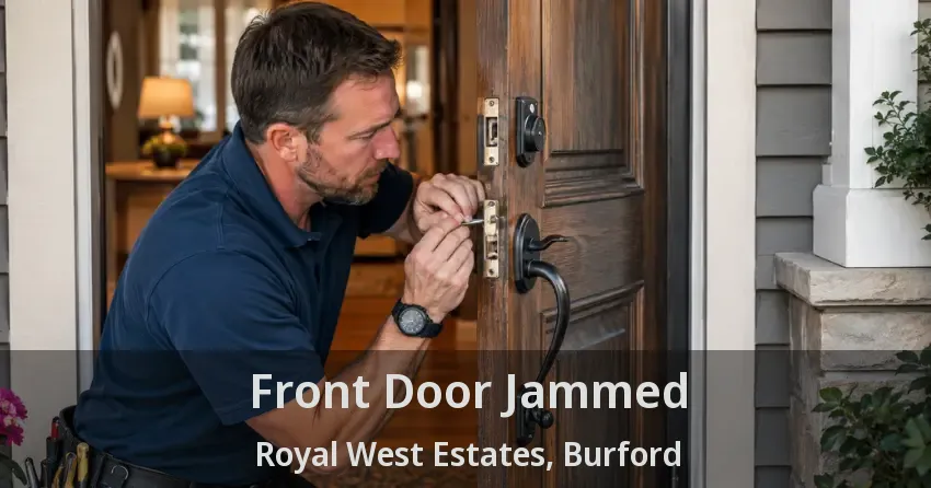 Front Door Jammed Royal West Estates, Burford - ON