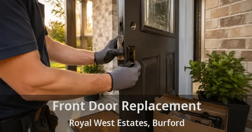 Front Door Replacement Royal West Estates, Burford - ON