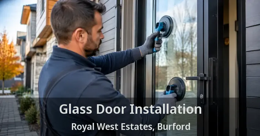 Glass Door Installation Royal West Estates, Burford - ON