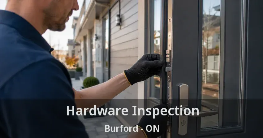 Hardware Inspection Burford - ON