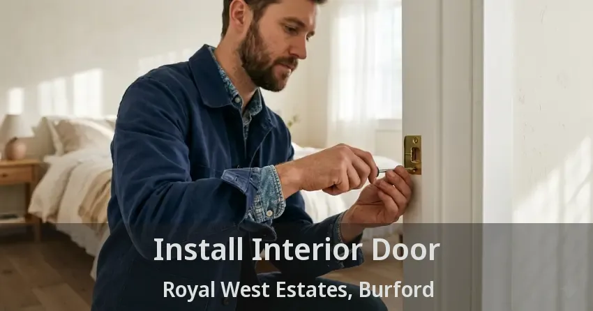 Install Interior Door Royal West Estates, Burford - ON