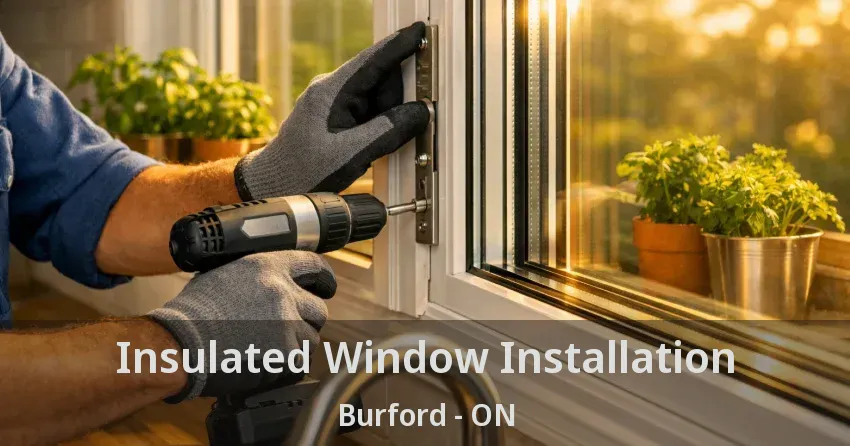 Insulated Window Installation Burford - ON