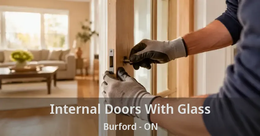 Internal Doors With Glass Burford - ON