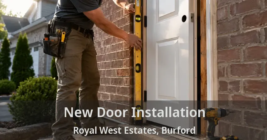 New Door Installation Royal West Estates, Burford - ON