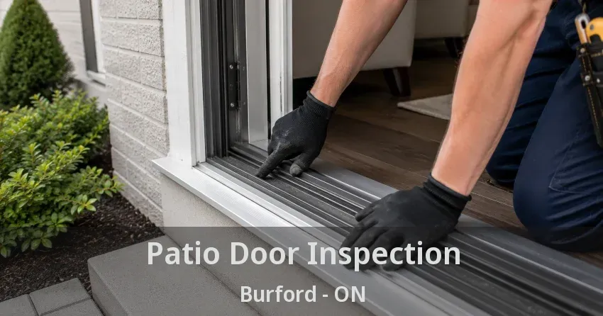 Patio Door Inspection Burford - ON