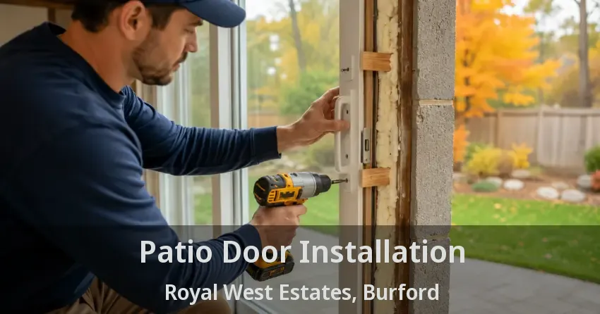 Patio Door Installation Royal West Estates, Burford - ON