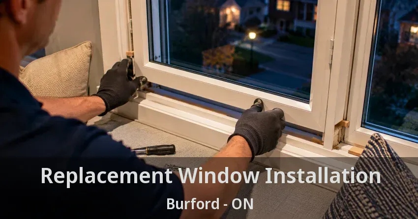 Replacement Window Installation Burford - ON