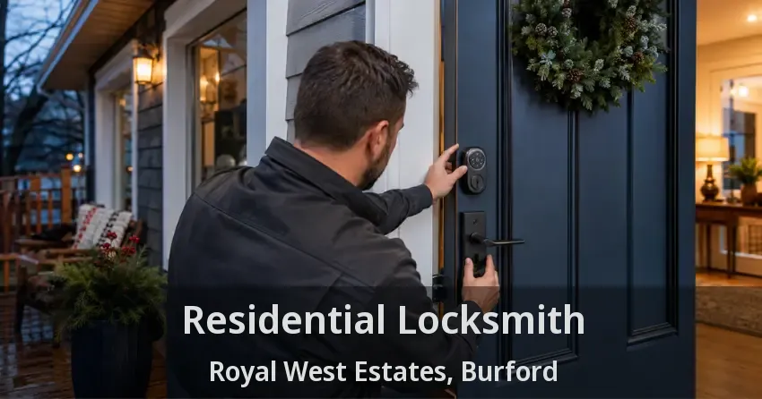 Residential Locksmith Royal West Estates, Burford - ON