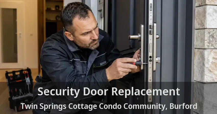 Security Door Replacement Twin Springs Cottage Condo Community, Burford - ON