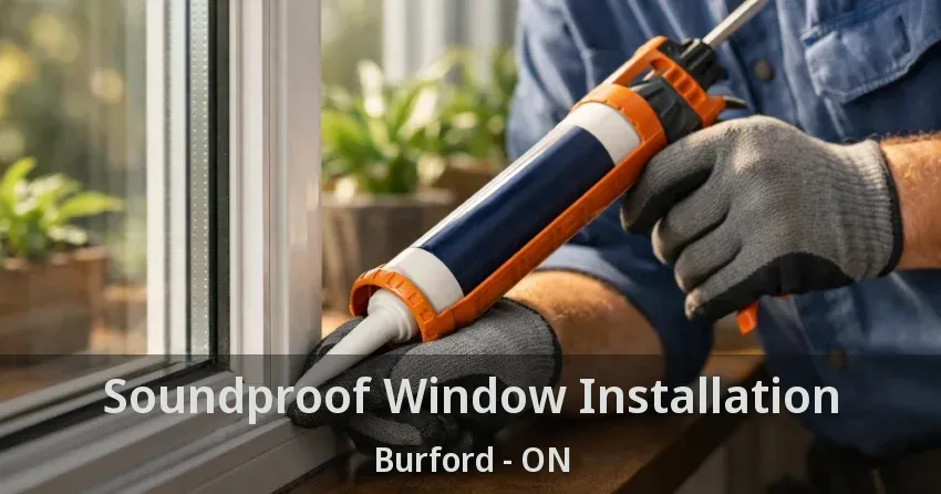 Soundproof Window Installation Burford - ON