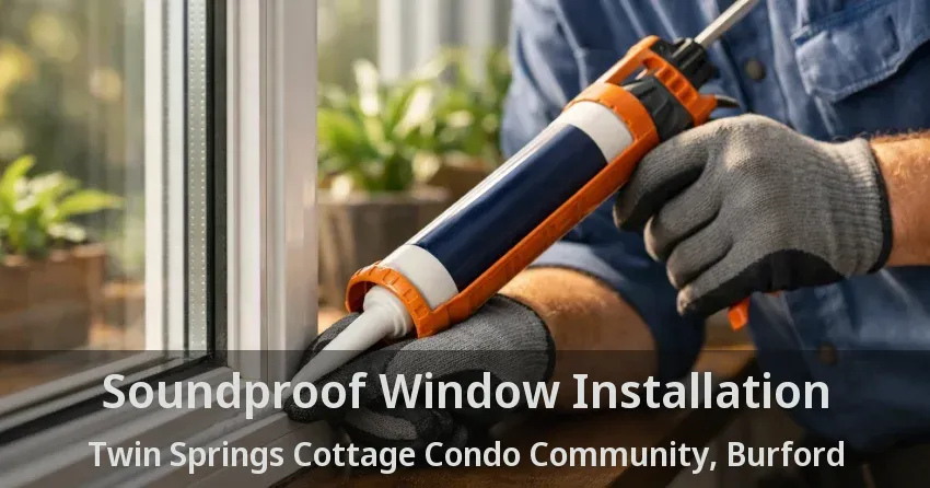 Soundproof Window Installation Twin Springs Cottage Condo Community, Burford - ON