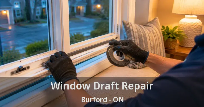 Window Draft Repair Burford - ON