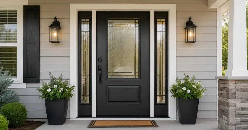 full door replacement installation in Burford