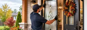 Decorative Glass Installation Twin Springs Cottage Condo Community, Burford