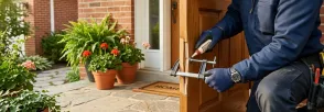 Wooden Door Repair Royal West Estates, Burford